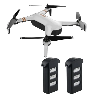 JJRC X7 умный вертолет двойной gps 5G WiFi 1080P FPV Радиоуправляемый Дрон RTF карданный Квадрокоптер HD FPV летная аэрофотосъемка Дрон - Цвет: 2 BATTERIES