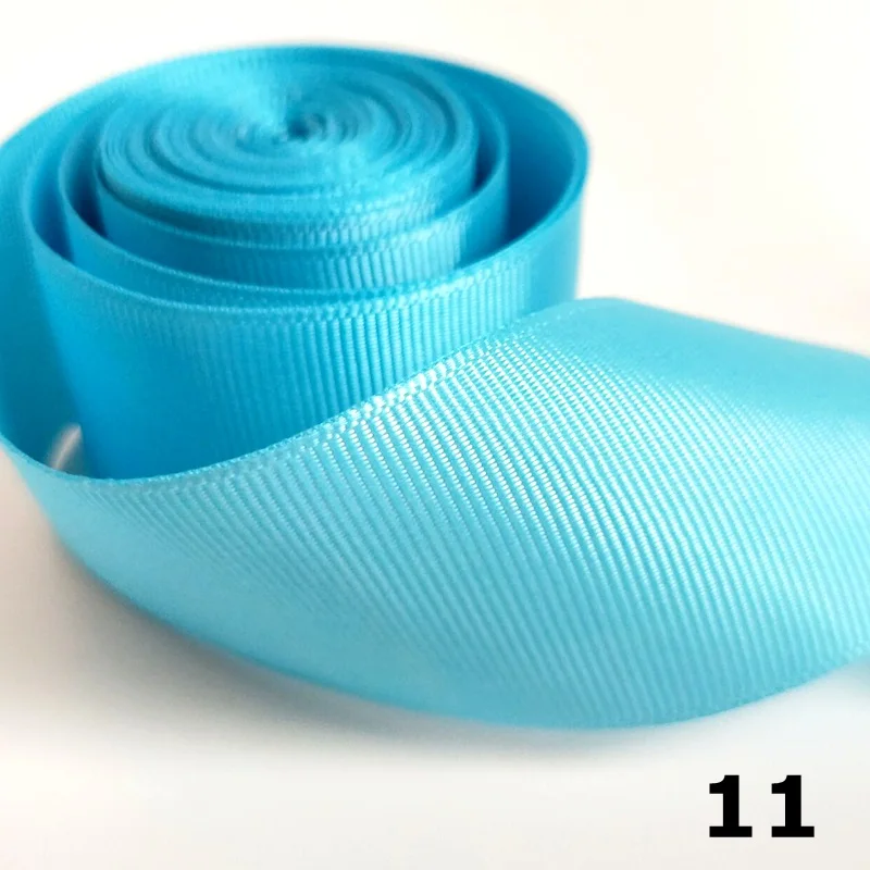 HL 5 yards 1-1/2"(40mm) Solid Color Grosgrain Ribbons Making Hair Bows Wedding Decorative Gift Box Wrapping DIY Crafts R010 - Цвет: color 11