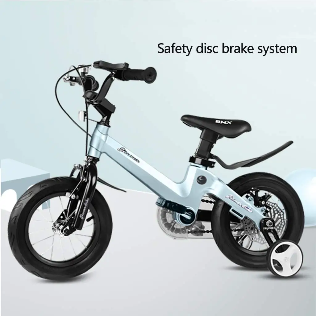 Boy Bikes 2-8 Years Old Child Bike Blue Bicycle Child's Gift Magnesium Alloy Material Bicycle For Kids