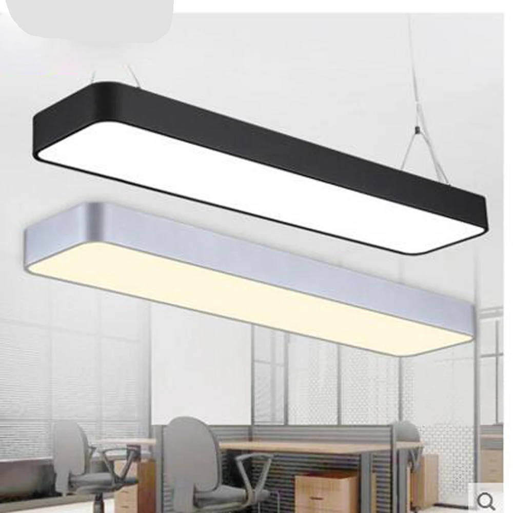 Us 78 32 56 Off Office Chandeliers Led Strip Lights Creative Personality Modern Simple Meeting Room Rectangular Sunshine Lighting Fixture Led In
