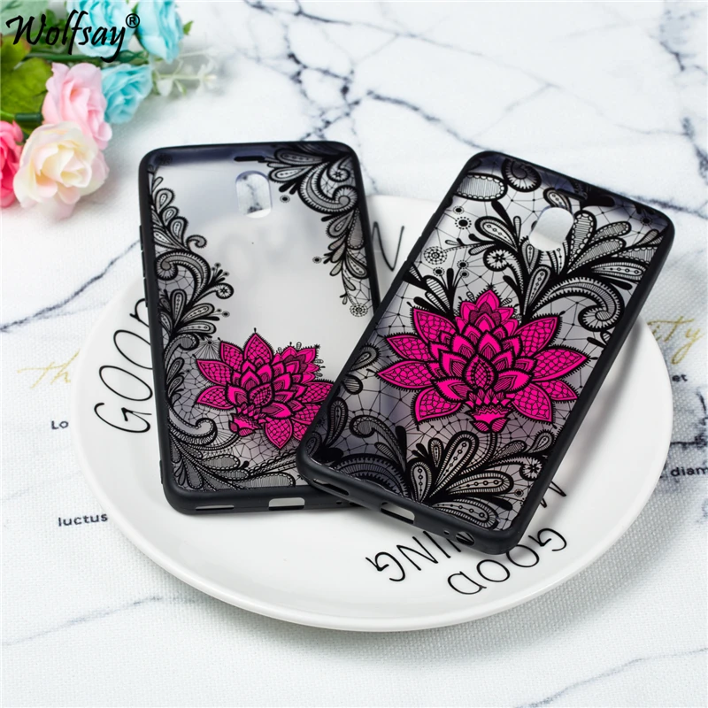 

3D Flower Case For Meizu M6 Note Case 5.5" Soft Silicone Edge Hard Plastic Back Cover For Funda Meizu M6 Note Case Meilan Note 6