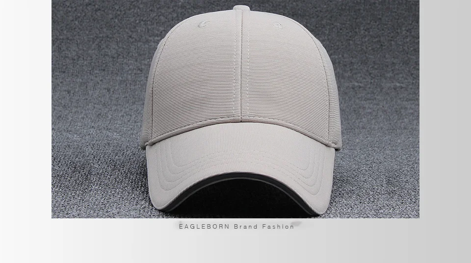 EAGLEBORN Новинка Masculino SnapbackS Casquette Gorras пустой изогнутый сплошной цвет Регулируемая бейсбольная кепка Bone cap s