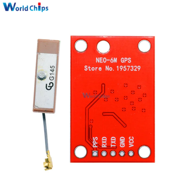 1 комплект gps модуль GY-NEO6MV2 NEO-6M с управлением полетом EEPROM RS232 ttl большая антенна для Arduino gps APM2 APM2.5 NEO6MV2 3-5 В