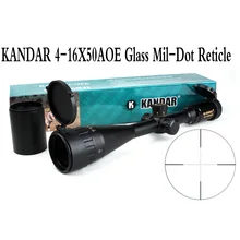 Tactical Optical Sight Gold Edition KANDAR 4-16×50 AOME Glass Mil-dot Reticle Locking RifleScope Hunting Rifle Scope