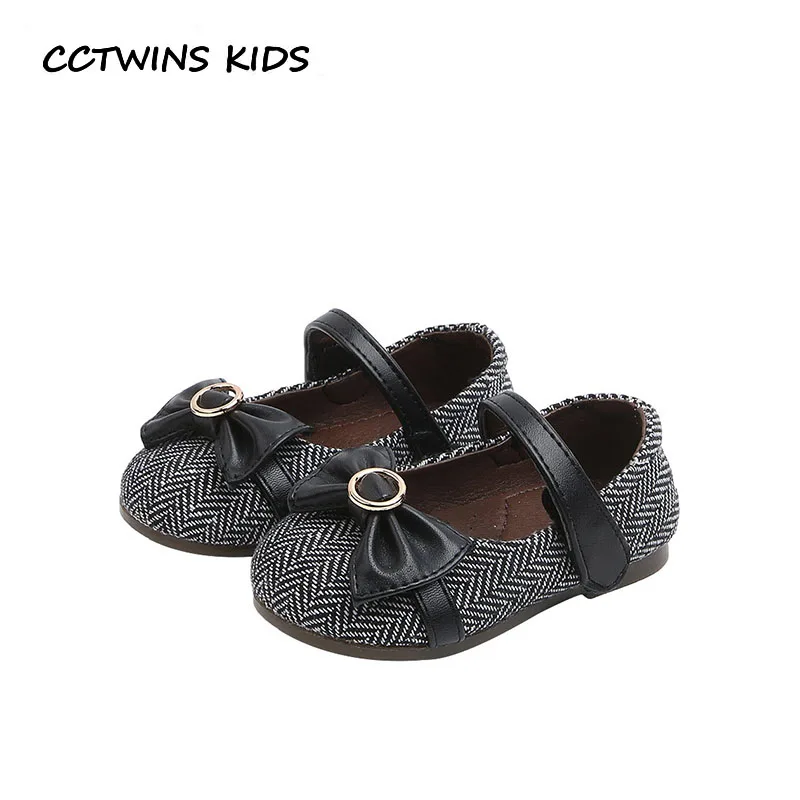 

CCTWINS Kids Shoes 2019 Spring Cildren Fashion Party Flat Girls Butterfly Mary Jane Babys Brand Princess Shoes GM2238