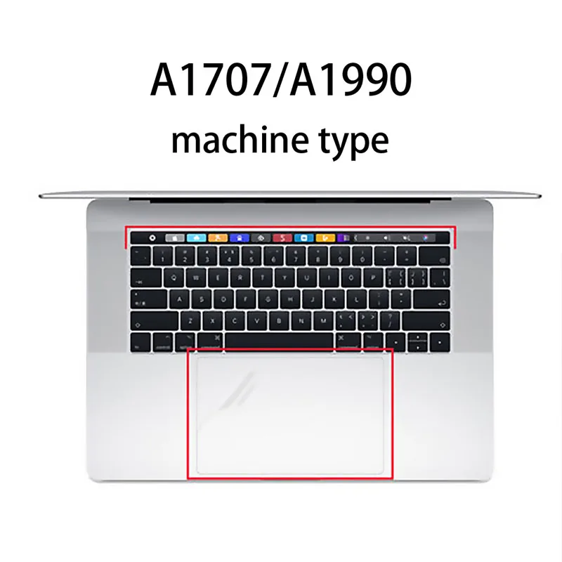 Защитная пленка для сенсорной панели для Apple Macbook Air 13 Pro 13,3 15 retina Touch Bar 12 Touch Pad аксессуары для ноутбуков - Цвет: Оранжевый