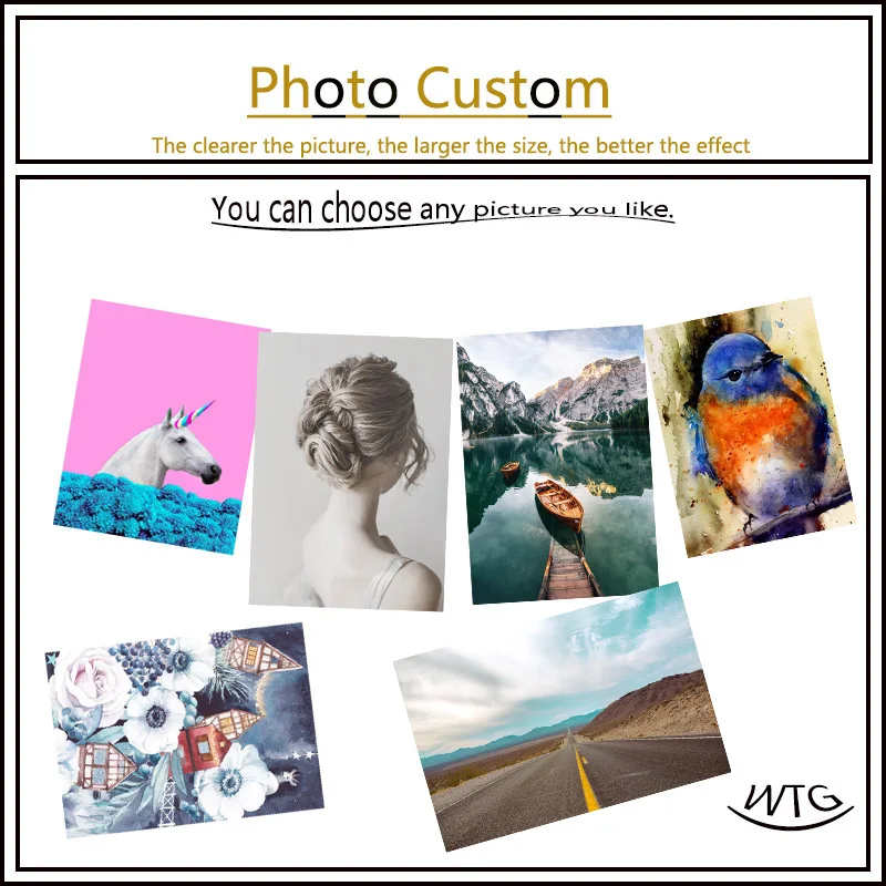 

Photo Custom 5d Diy Diamond Painting Full Drill Square/Round Cross Stitches Rhinestone Mosaic Diamond Embroidery Art Home Decor