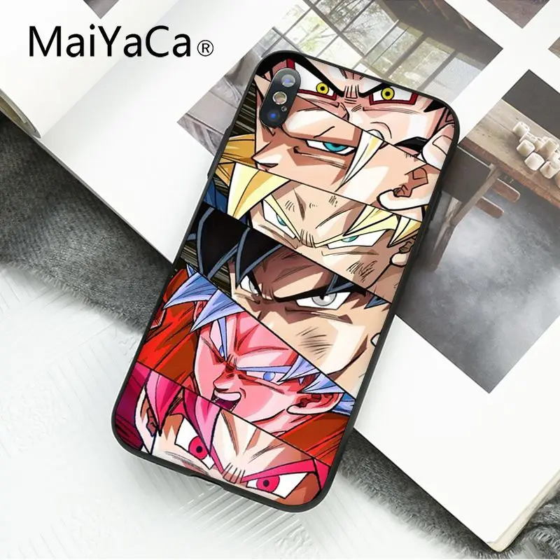 MaiYaCa Dragon Ball Z Super DBZ Goku Модный чехол для телефона iphone 11 Pro 11Pro MAX 8 7 6S Plus 5 5S SE XR X XS MAX 10 Coque - Цвет: A2