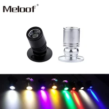 4 шт. Светодиодный точечный светильник s мини светодиодный потолочный светильник s 3 Вт AC85-265v поверхностного монтажа светильник лампы для шкафа прилавка витрина