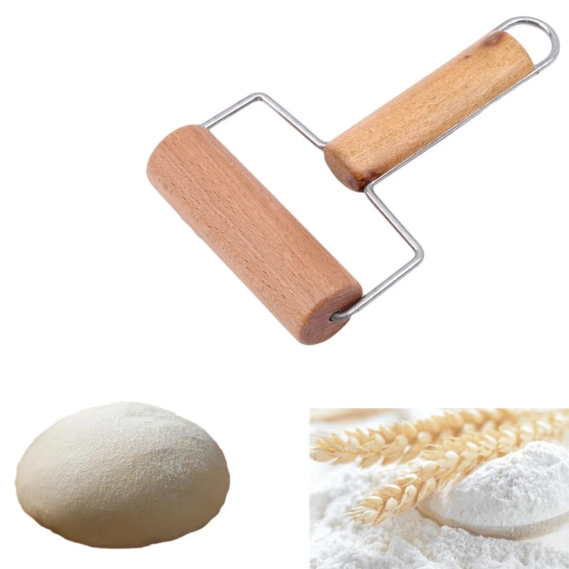 

New Wood Dough Roller Kitchen Tool Pastry Pizza Pasta Wooden Hand Rolling Pin Dough Modelling Tool Kitchen Gadgets 2019