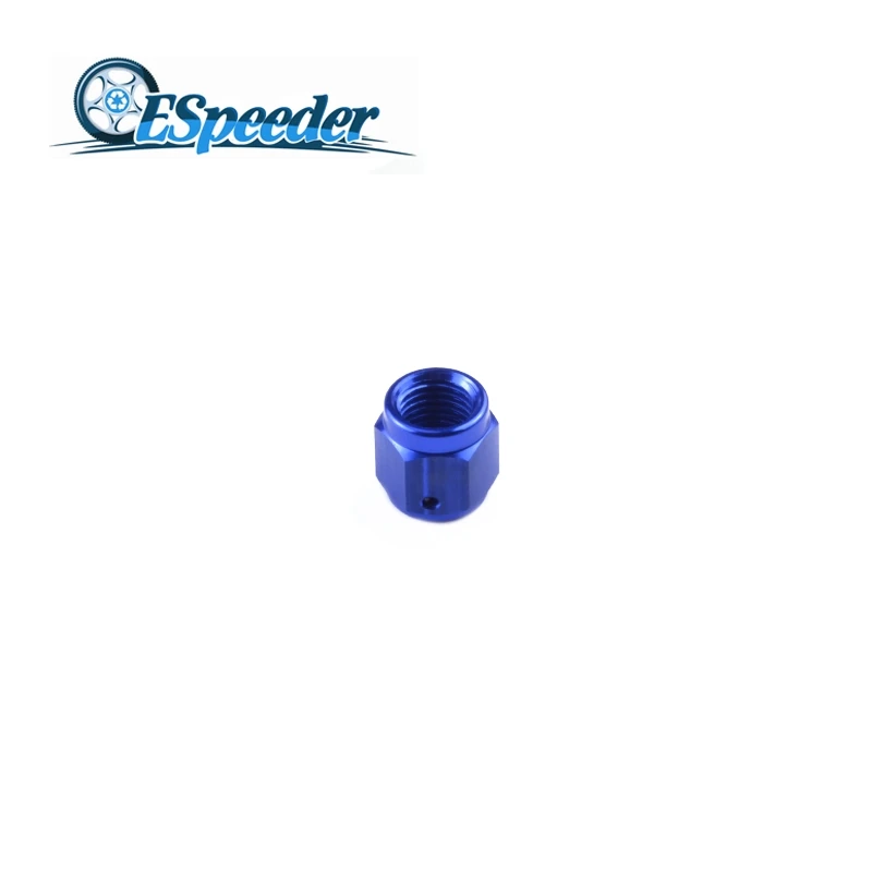 

ESPEEDER AN6 Anodized Aluminum 3/8"Adapter Female Flare Cap/Plug/Nut Fitting