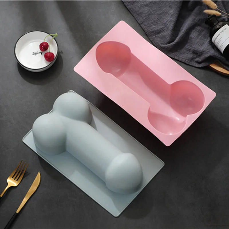 1 шт. 3D пенис DIY помадка для украшения торта силиконовая форма одной вечеринки
