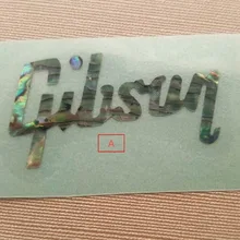 GIB толстый для G гитары Peghead инкрустация сплошной перламутровый логотип