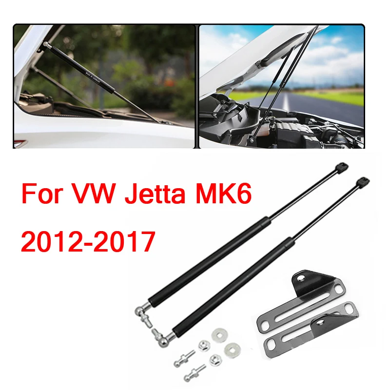 

For Volkswage VW Jetta MK6 2012-2017 Car Front Hood Engine Supporting Hydraulic Rod Strut Spring Shock Bars Strut Bars Car Refit