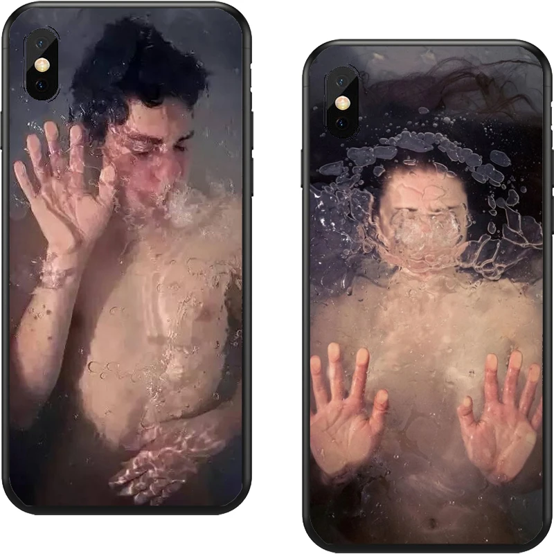 

Capa Para o iphone Plus Art Case Plastico Para A Apple iphone 4 5 6 Alem Disso Rigido TPU Casos Para iphone 7 8 X Fundas Shell