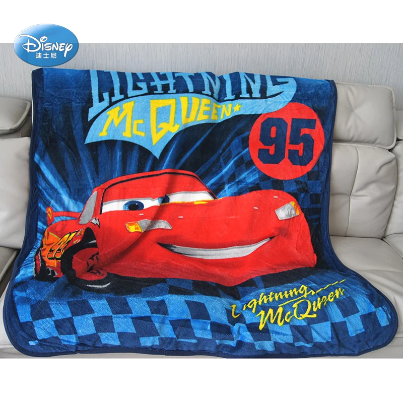 Мягкое плюшевое одеяло disney Lightning Mc queen Cars, фланелевое одеяло, простыня для детей, мальчиков, подарок на день рождения