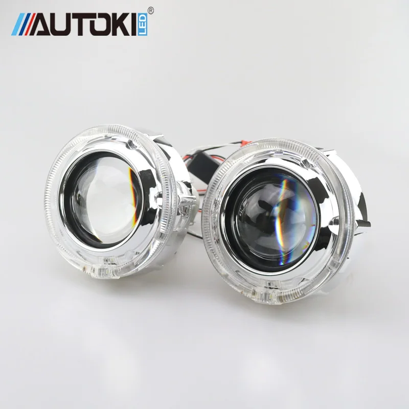 Autoki 2.5 Pro HID Bi xenon Lenses Headlight Car Projector Lens GTI LED
