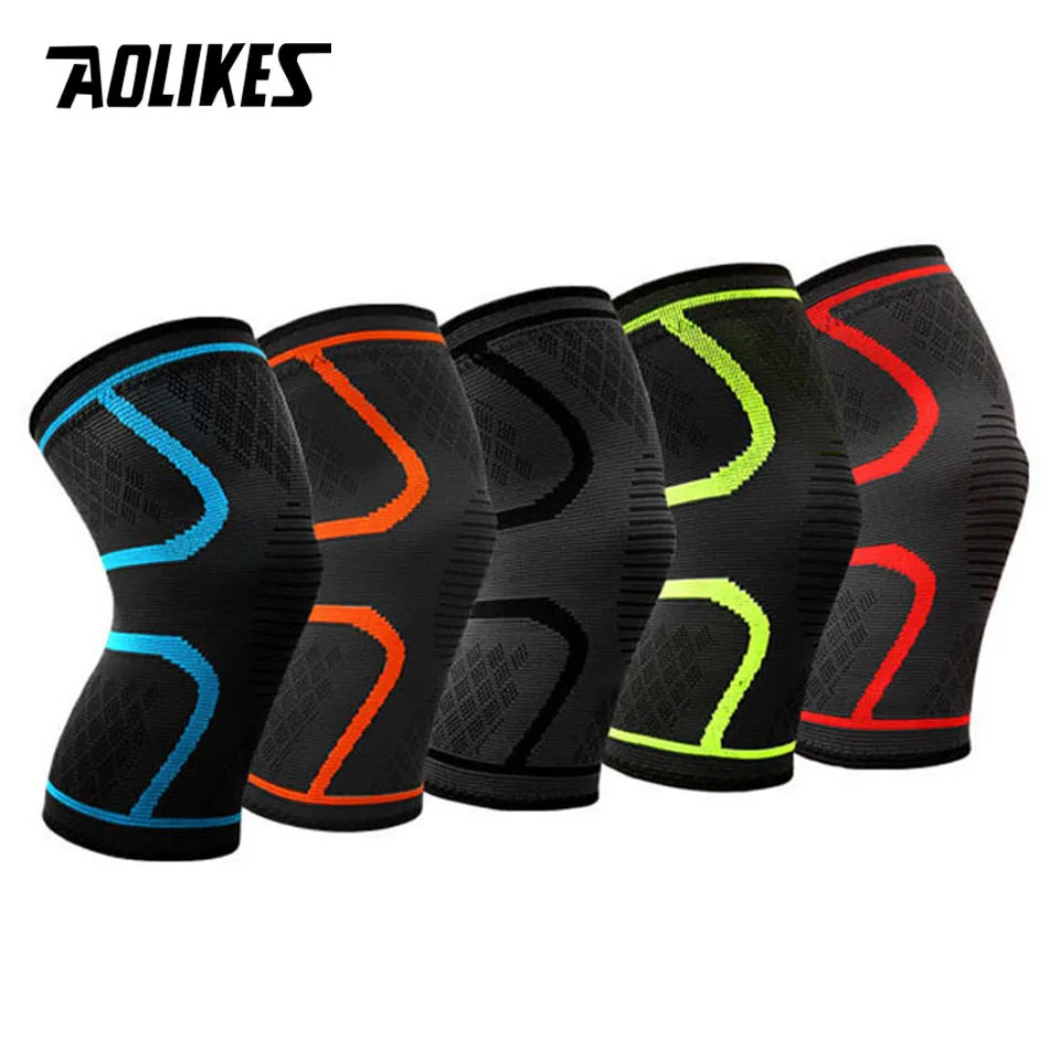 AOLIKES 1 قطع اللياقة البدنية تشغيل الدراجات الركبة دعم الركبة مطاطا نايلون الرياضة كرة السلة ضغط الركبة سادة كم ل الرجال النساء AOLIKES 1 قطع اللياقة البدنية تشغيل الدراجات الركبة دعم الركبة مطاطا نايلون الرياضة كرة السلة ضغط الركبة سادة كم ل الرجال النساء