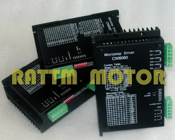 

2019 Time-limited 3pcs cw8060 Stepper Motor Driver Cnc Stepper Controller Kit 80V/DC 6A 256 Microstep for CNC Router Mill