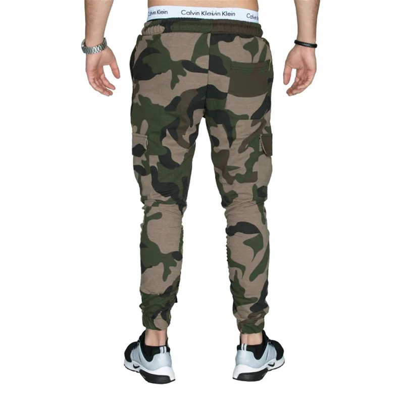 Kaufen Militärs Cargo hosen 2018 Sommer Mode Männlichen Casual Kampf Tarnung Armee Dünne Dünne Fit Hose Hose Männer Fitiness