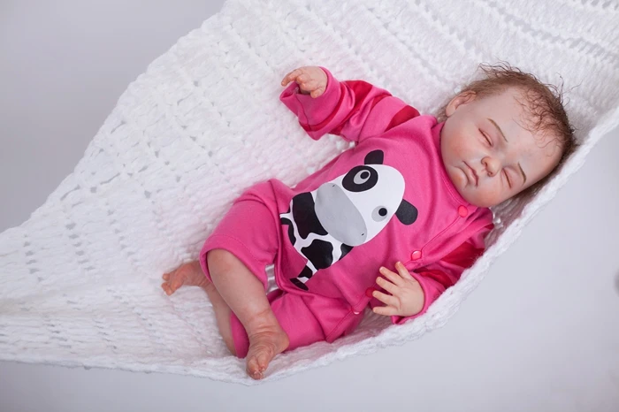 Кукла реборн силиконовая Мягкая 50 см|silicone reborn|reborn baby girl dollsoft body |