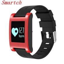 Smartch DM68 умный Браслет крови Давление монитор сердечного ритма Bluetooth вызова sms-оповещение Smart Band активности фитнес-трекер