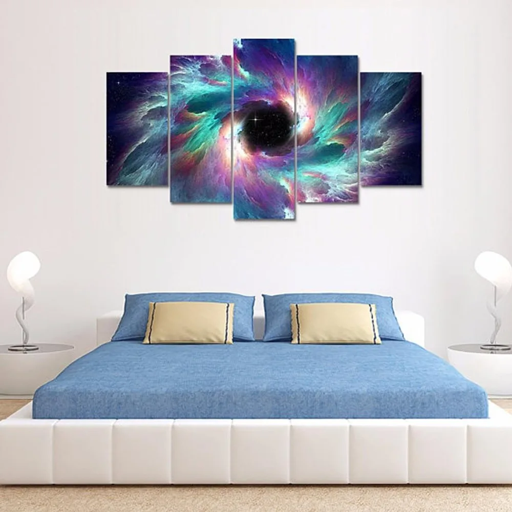 Creation Canvas Set Space Print Galaxy Wall Art Modern Home Decor