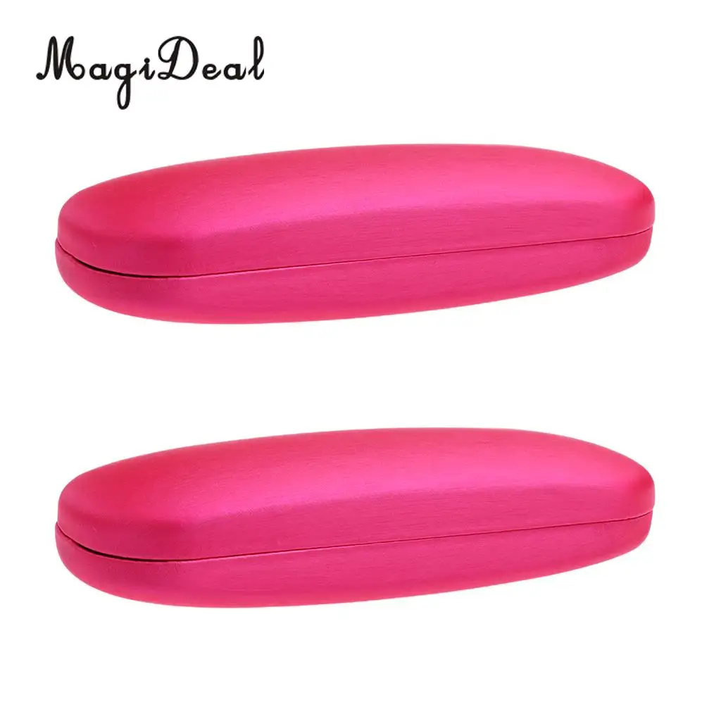 2pcs Portable Design Vision Protective Hard Shell Glasses Case Box for Eyeglasses Sunglasses Accessories