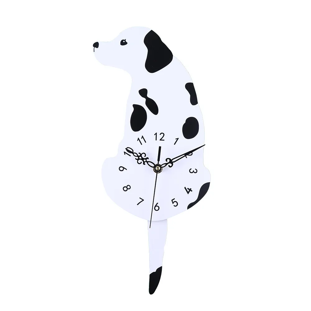 

Wall Clock Creative Cartoon Cute Cat Home Decor Watch Way Tail Move Silence clock mechanism for pendulum living room 19JUL23