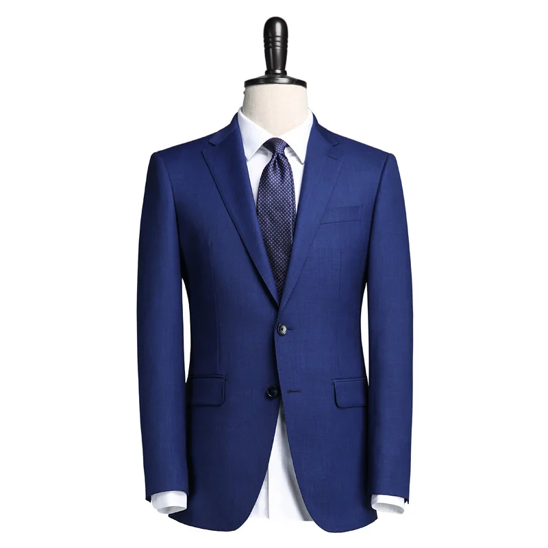 

custom made to measure high wool men suit bespoke blue business men suit classic men wedding suits for men