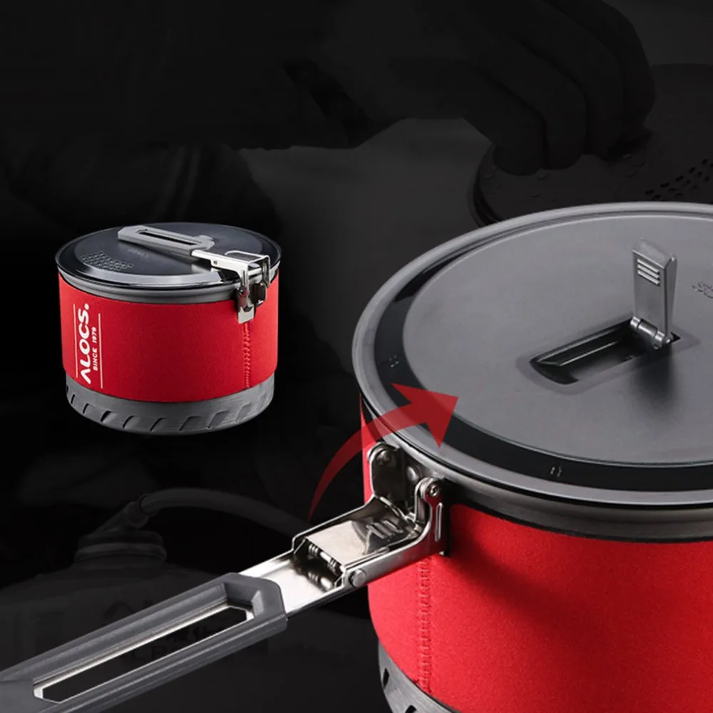 Luminmum portátil al aire libre Camping senderismo utensilios de cocina mochila cocina Picnic tazón olla Pan Kits de senderismo Picnic mochila