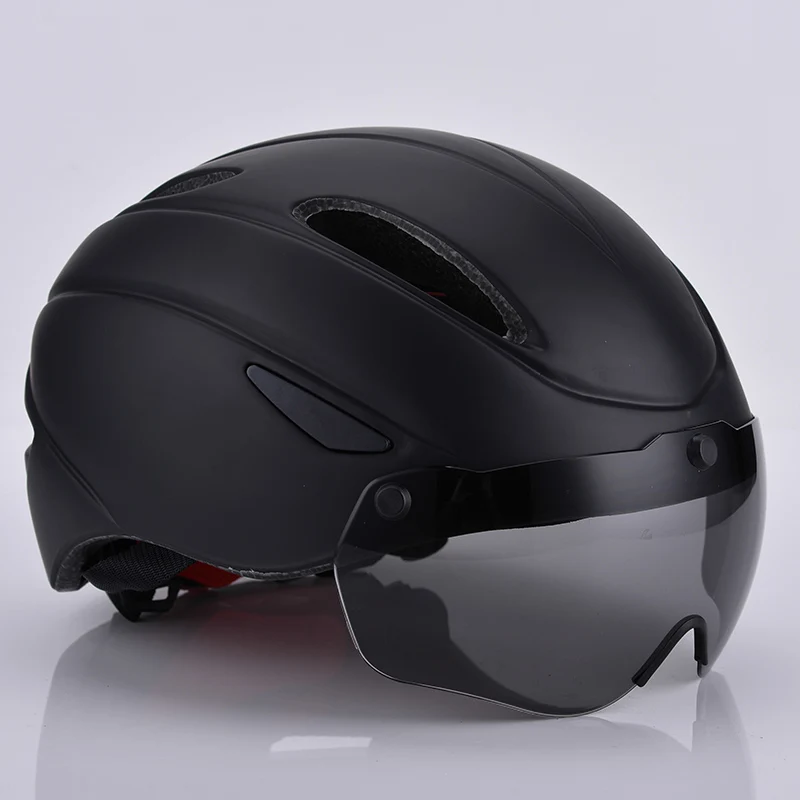 Goexplore ore велосипедный шлем для мужчин 290 г Сверхлегкий EPS шлем для горного велосипеда с линзами очки Велосипедное оборудование Casco Ciclismo - Цвет: black