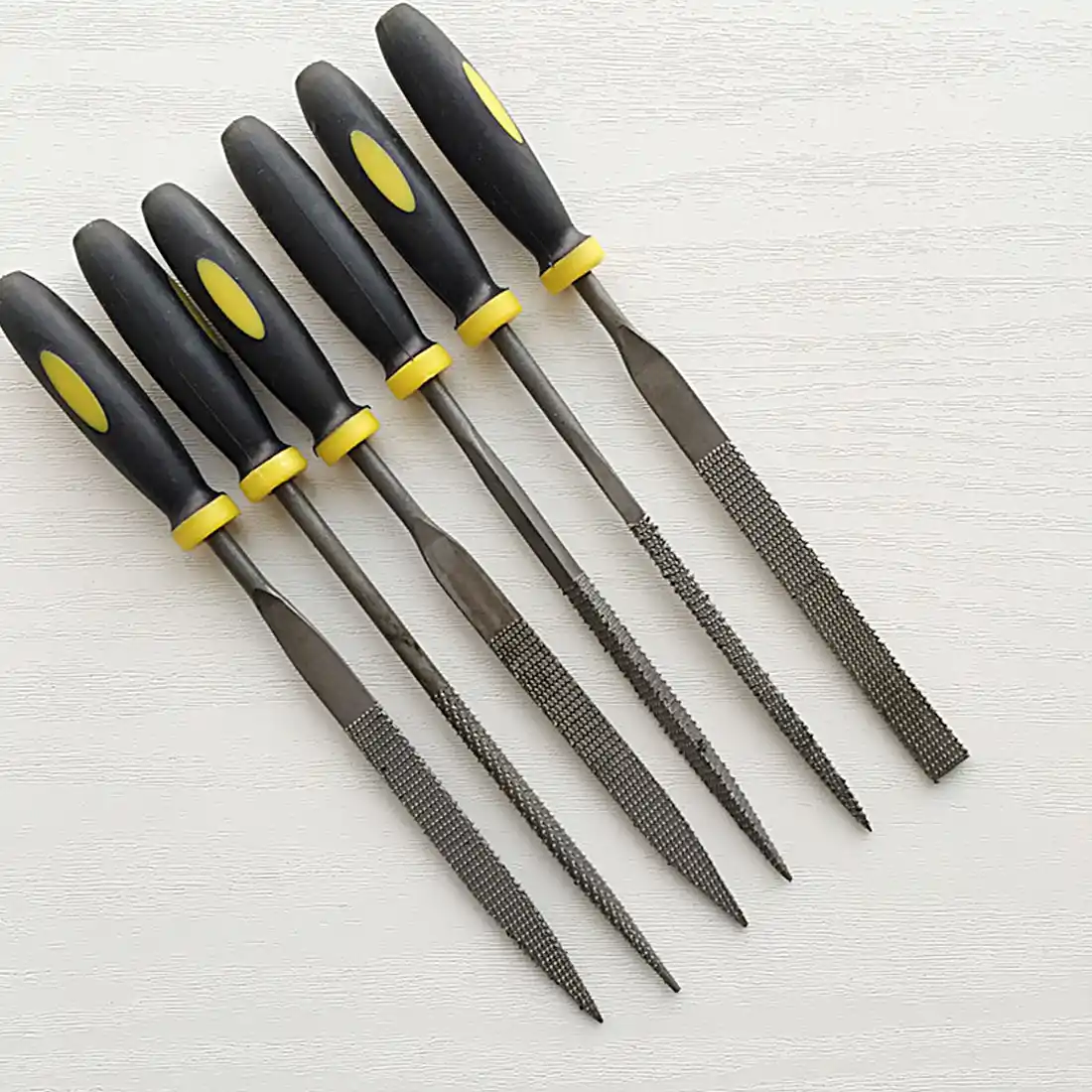 6pcs Metal File Mini Assorted Rasp Diamond Needle File set Repair Tool Set