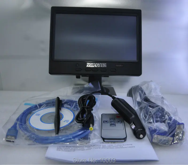 Автомобильный детектор D sub Hdmi Vga Av вход Hd монитор 7 дюймов светодиодный Usb