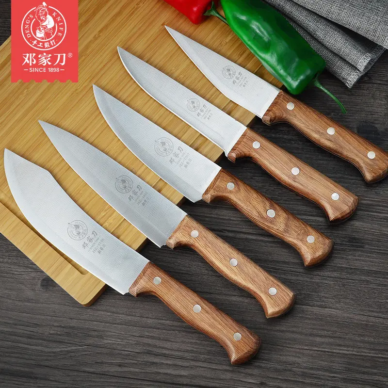 

Deng Knife kitchen knife set boning knife Sharp-Laborsaving-Grindability butcher handmade wooden handle clever cutte