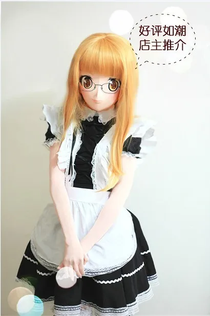 KM8319) Одежда высшего качества ручной работы смолы для наращивания на всю голову Косплэй ролевая игра японский аниме Sonata Kigurumi маска Трансвестит кукла