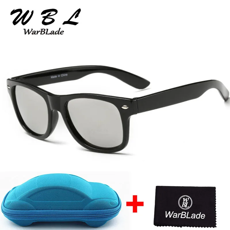 WarBLade Children Gift Cool Sunglasses for Kids Sun Glasses for Children Boys Girls Sunglass UV 400 Protection with Case