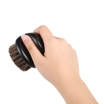 

Men's Facial Beard Brush Barber Hair Sweep Brush Mustache Neck Face Duster Shaving Brush Facial Hair Comb for Salon Home Use