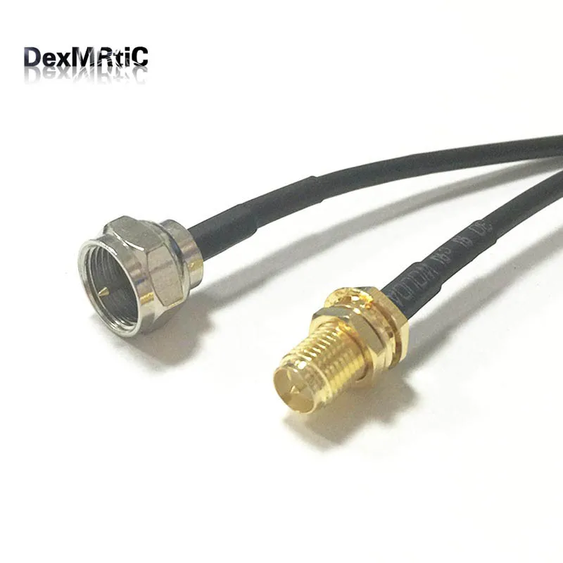 Buy 1PC New RP SMA Female Jack nut To F Male Plug