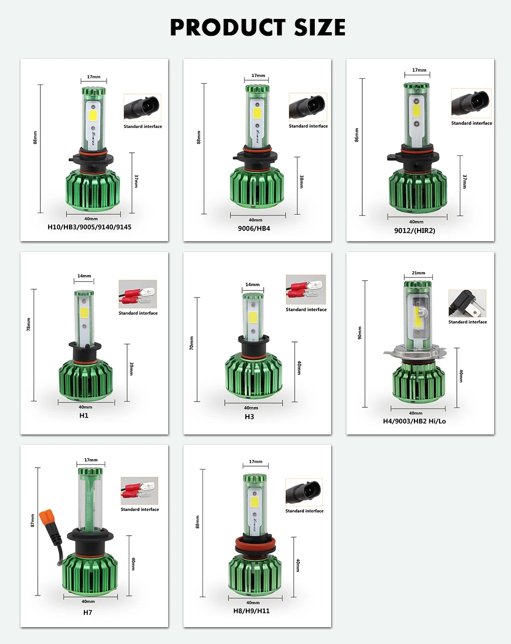 KAWOO K6 9005 9006 H11 H4 9012 H3 H7 H1 яркий светодиодный головной светильник лампы 12V 6000 К Автомобильный светодиодный DIY Цвет и противотуманных фар с возможностью креативного светильник аксессуары