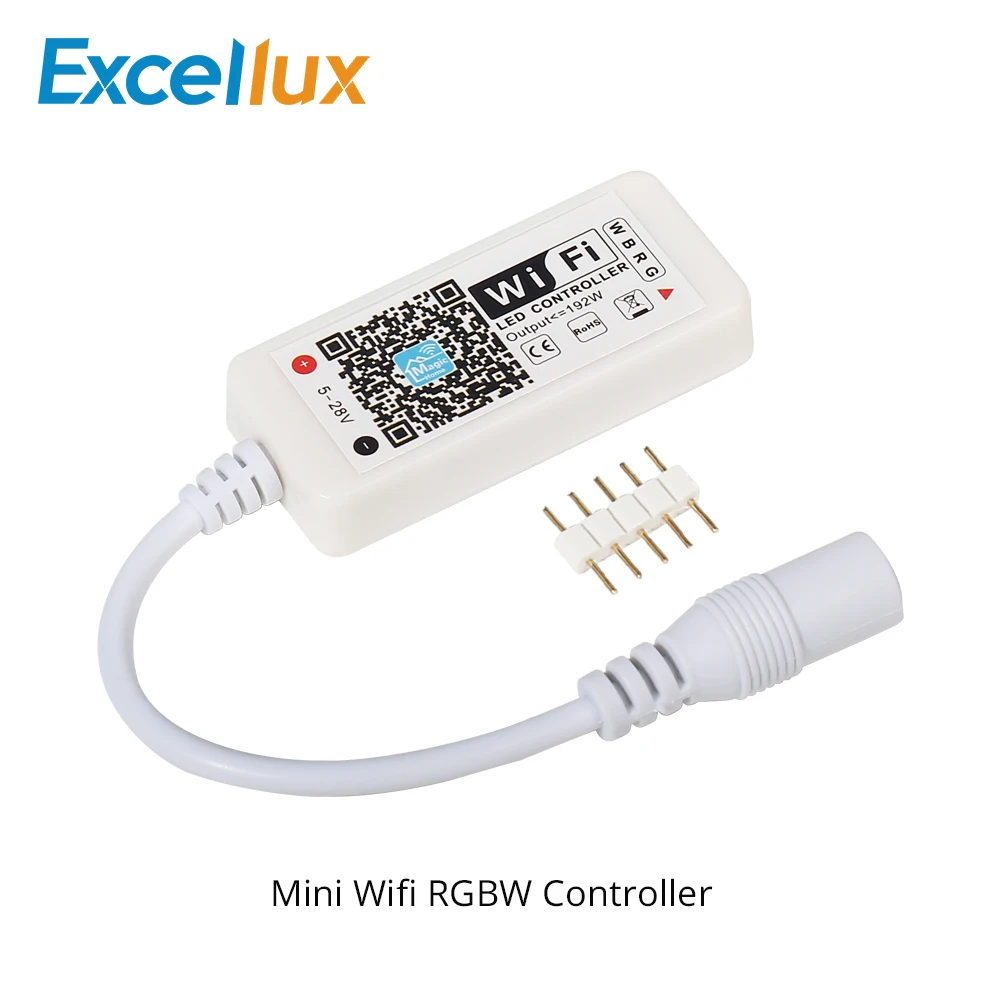 

DC12V MINI LED WIFI RGBW controller With DC Female Iphone,Ipad,IOS/Android Mobile Phone wireless for SMD5050 2835 RGBW LED Strip