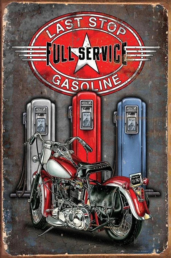 

DIY frame Motorcycle Retro European and Bars Signs - Full Service Poster Fabric Silk Posters And Prints For Home Decor