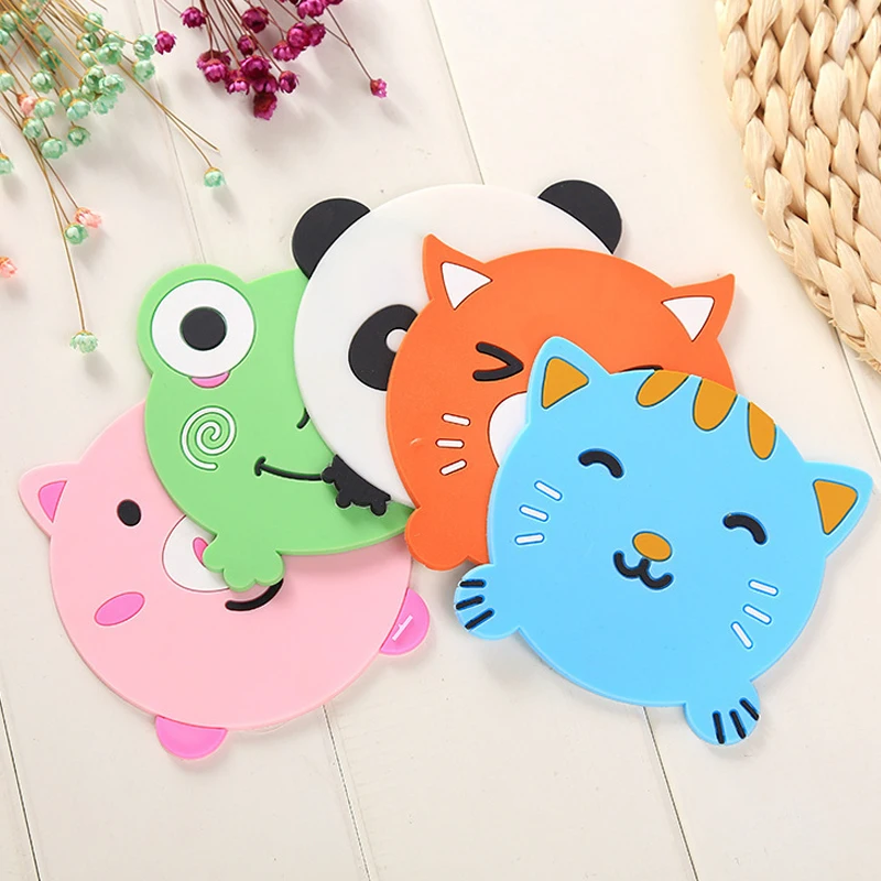 

Best selling cartoon coaster hot Mike coffee silicone coaster placemat drink coaster personal kitchen table mat
