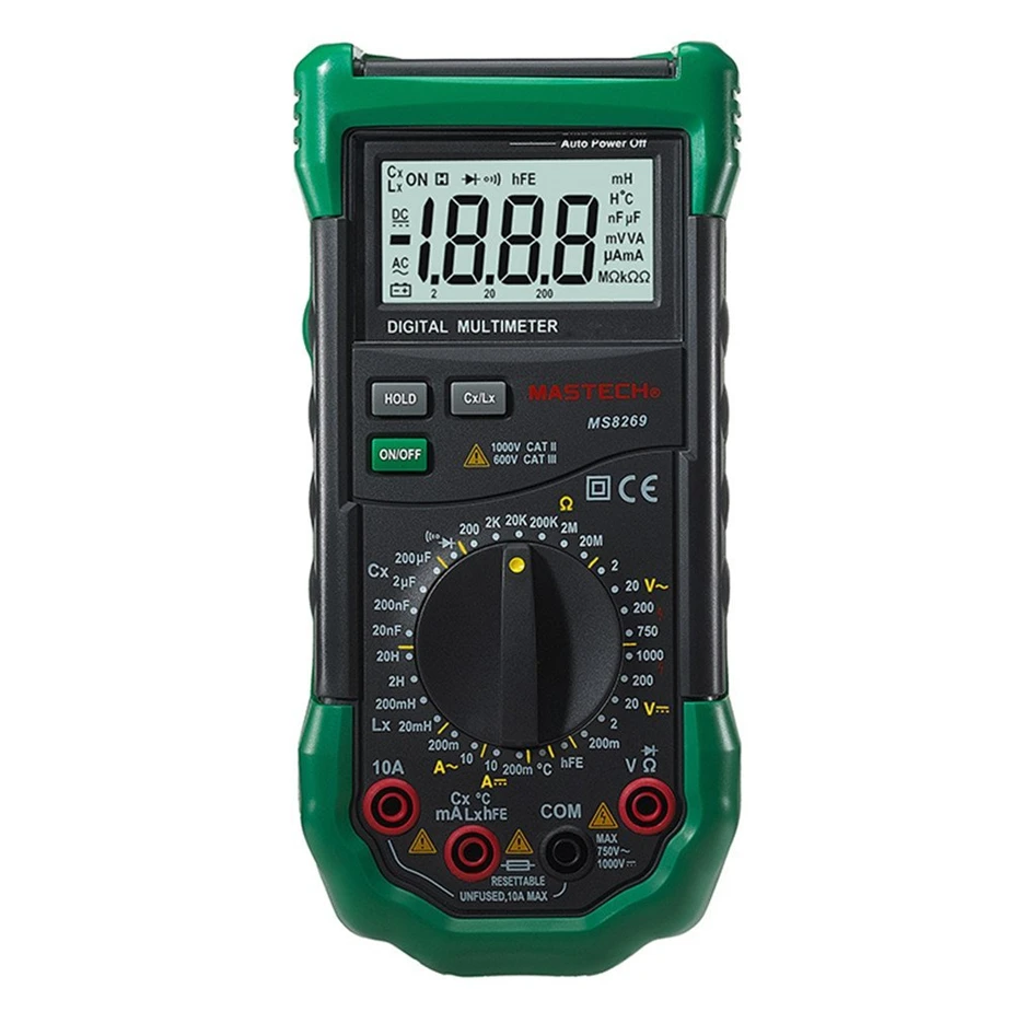 

Selling MASTECH MS8269 3 1/2 Digital Multimeter LCR Meter AC/DC Voltage Current Resistance Capacitance Temperature tester