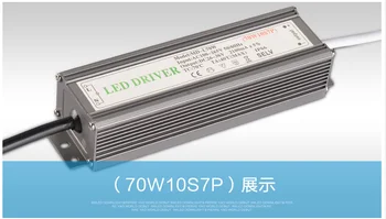

NEW 70W 10 series 7 parallel Waterproof Integrated LED Bulb Driver Power Supply Constant Current AC 100 - 265V to DC 26- 36V
