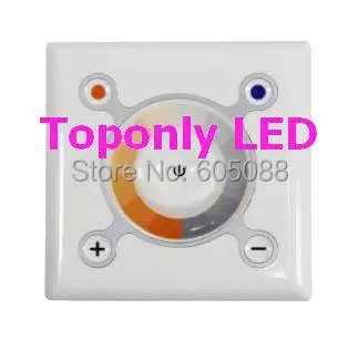 

touch interface led dimmer 12v/24v,used for warm&warm white led strips/luminaires to adjust CCT&brightness!100pcs/lot wholesale