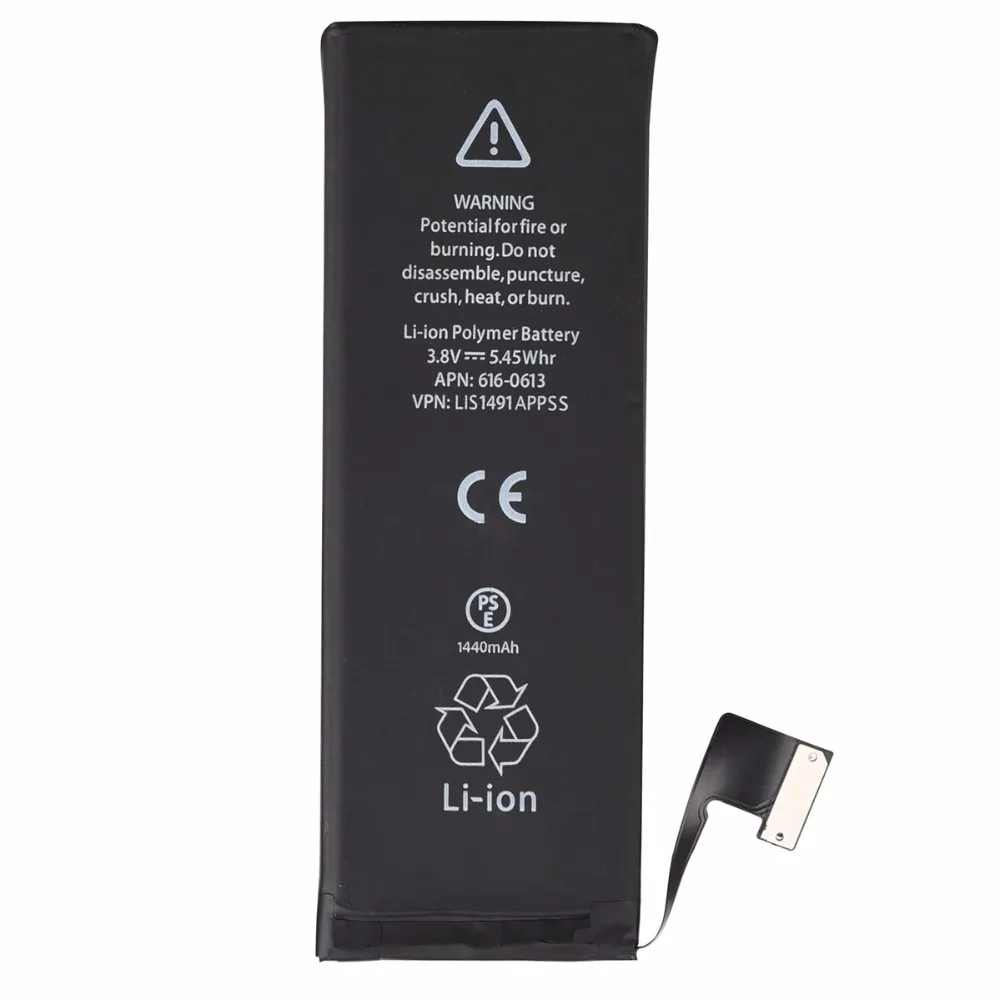 

Replacement Battery for iPhone 5 1440mAh Li-ion Internal Replacement Mobile Phone Built-in Lithium Battery For iPhone 5