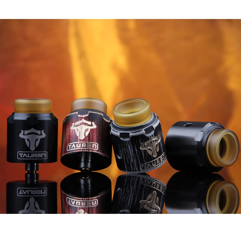 2 шт./лот Vape Tank THC Tauren RDA 810 капельный распылитель 24 мм с 28 отверстиями для воздуха