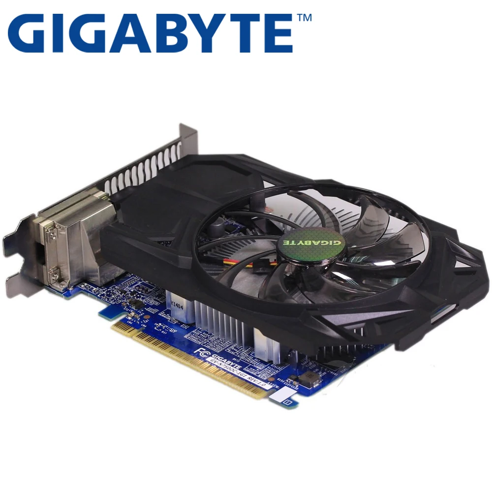 Видеокарта GIGABYTE GTX750 1 ГБ 128 бит GDDR5, видеокарты для nVIDIA Geforce, оригинальная Видеокарта GTX 750 DVI HDMI, используемая карта VGA