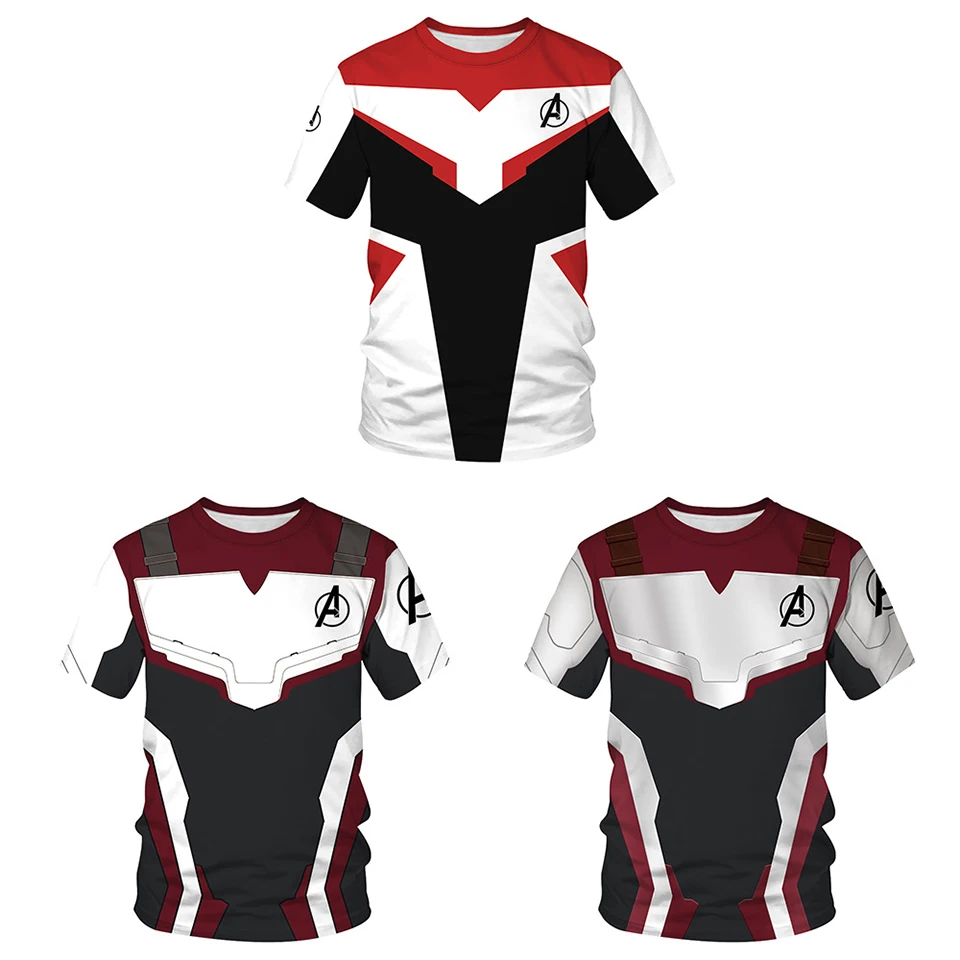 Avengers 4 Endgame Quantum War 3D Printed T shirts Men Short Shirt Couple Iron Cosplay Costume avengers endgame Cosplay Women